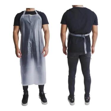 Imagem de Kit Avental Vinil Impermeável Restaurantes Açougues 5un Cor - Congratu