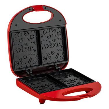 Imagem de Sanduicheira Mickey Mouse Funny Plates Mallory - 127v Cor Vermelho, 11