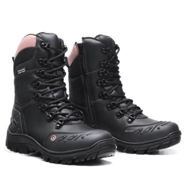 Imagem de Bota coturno motociclista adventure master boots em couro, 36