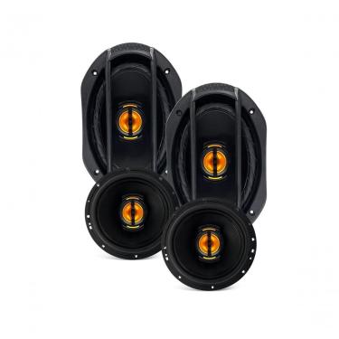 Imagem de Kit Som Automotivo para Portas Falante JB669 Flex 6 e 6x9 220W Preto multi-vias com Woo...