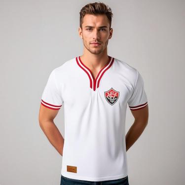 Imagem de Camisa EC Vitória Vintage Branca Masculina-Masculino