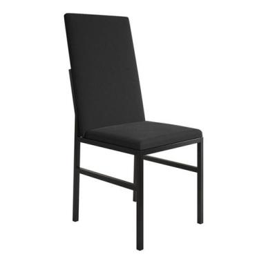 Imagem de Cadeira Mônaco Premium Veludo Preta - New Green