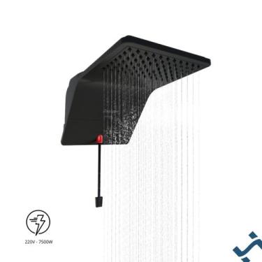 Imagem de Ducha Ducali Padrão Zagonel 220v 7500w Preto Voltagem:220vPotência:750
