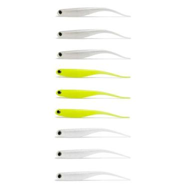 Imagem de Kit 9 Iscas Artificiais Para Pesca Monster 3X Shad Minnow 10cm, Kit 1