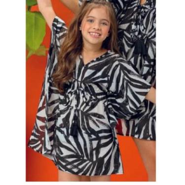 Imagem de Saida de praia infantil estampada malwee tam m - MALWEE MALHAS LTDA