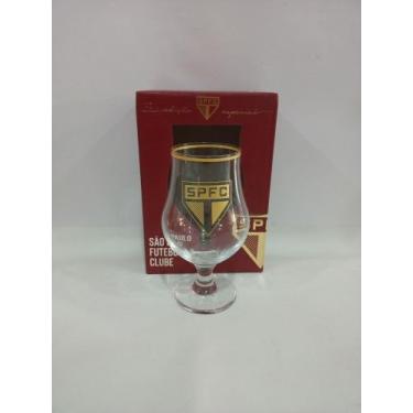 Imagem de Taça Dublin 400ml-Série Ouro - Time São Paulo - Brasfoot - Brasfoot 