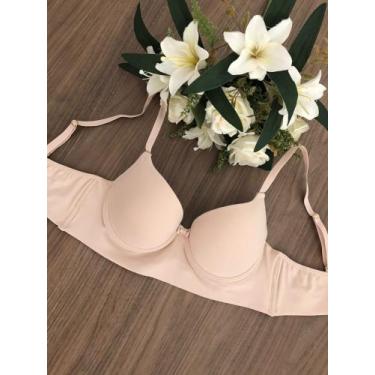 Imagem de Sutiã  clássico reforçado com alça. - Nobreza Real Lingerie, Nude, 46