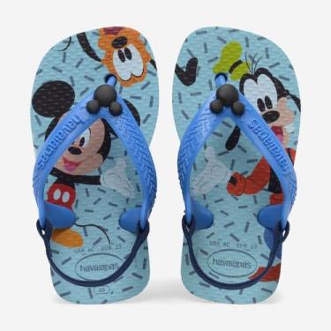 Imagem de Chinelo Havaianas Baby Disney Clássicos Mickey, Azul, Azul brilhante, 