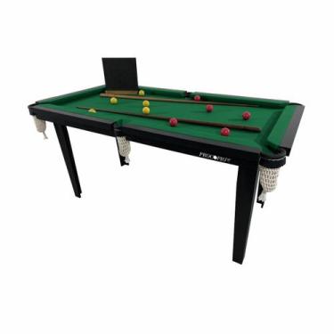 Imagem de Mesa Sinuca Bilhar MDF 1.71 x 0,93m Procopio - Verde