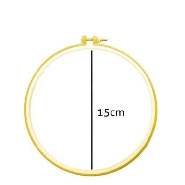 Imagem de Bastidor de Plastico para Bordado - Comercial Maluli, 15cm