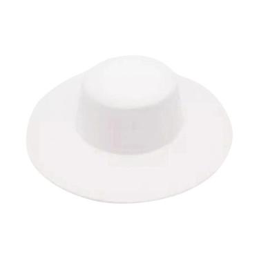 Imagem de Chapéu Fedora De Lã Elegante Com Aba Larga Para Festas Formais - NONE,