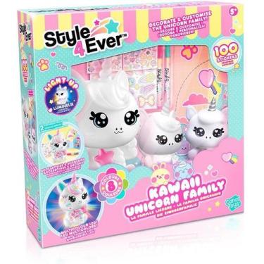 Imagem de Fun Decore Sua Luminária Família Unicórnio Kawaii F0257-0 - Fun divirt