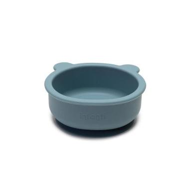 Imagem de Pratinho de Bebê Bolw Silicone Ursinho Piccolo - Infanti, Azul