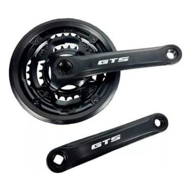 Imagem de Pedivela GTS Triplo 24 34 42D com Protetor 170mm para MTB Aro 24 26 29