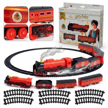 Imagem de Trem Expresso De Hogwarts Harry Potter Ferrovia Mágica Com Trilhos 13 