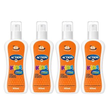 Imagem de Repelente Spray Kids de Insetos com Icaridina 105ml Action, kit4unidad