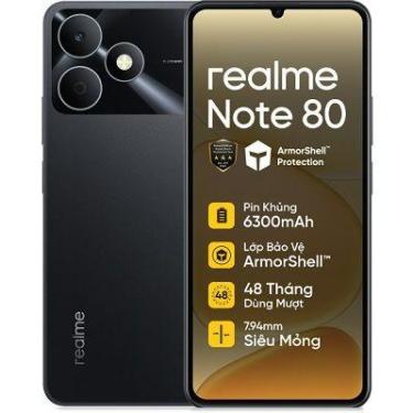 Imagem de Realme Note 80 4G 4GB RAM 128GB Global Preto Barato Hoje, 128GB, Preto
