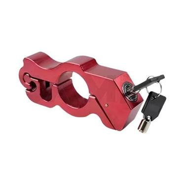 Imagem de Trava Universal De Guidão CNC Em Alumínio Para Motocicleta, Antifurto 