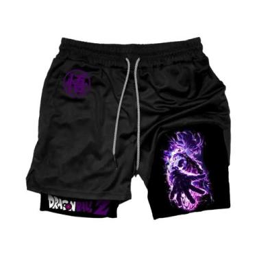 Imagem de Shorts Esportivos DBZ Autênticos, Leves E Com Tecnologia De Secagem Rá
