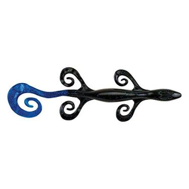 Imagem de Berkley Isca Powerbait Power Lizard Fishing Isca, 20 cm, 9 unidades, preto-azul, lagarto