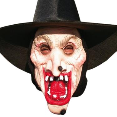 Imagem de Máscara Bruxa Bocona - Terror Halloween Festa Susto Cosplay