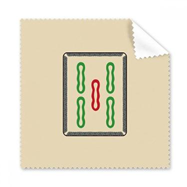 Imagem de Mahjong Bamboo Bar 5 azulejos padrão pano de limpeza para tela de telefone limpador 5 peças