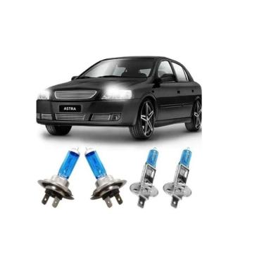 Imagem de Kit Lâmpada Super Branca Gm Astra Faro Alto E Baixo