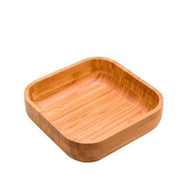 Imagem de Bowl De Bambu Quadrado 23x07 Cm