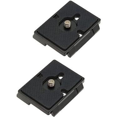 Imagem de Placa de liberação rápida, placa de liberação rápida para tripé Manfrotto 200pl-14 Rc2 cabeça de tripé (pacote com 2)