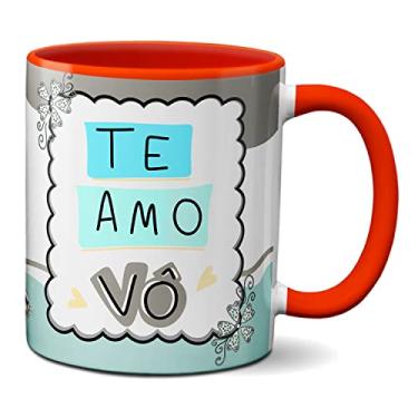 Imagem de Caneca Dia Dos Avôs Xícara De Café Quentinho Te Amo Vô (Vermelha)