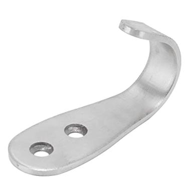 Imagem de Pokerty9 Gancho de parede, gancho de toalha durável, gancho de revestimento de aço inoxidável para cozinha, banheiro, para uso interno e banheiro