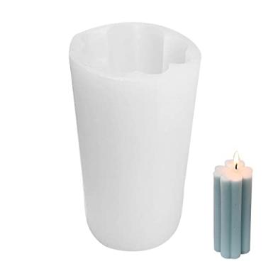 Imagem de vela - Moldes Resina Epóxi, Moldes Resina Fundição Silicone Para Jóias Resina, Sabão, Folha Flor Seca, Espécime Inseto Fãs DIY | 3D Pilar Velas Resina