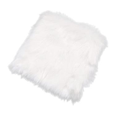 Imagem de Newmind Fundo de foto para arte em unhas, tapete de mesa lavável de pele macia para manicure, equipamento de arte em unhas, 40 x 40 cm - branco