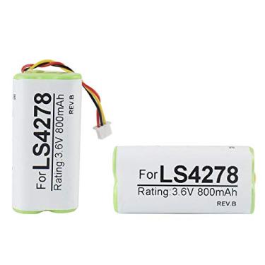 Imagem de Pacote com 2 baterias para Motorola Symbol LS4278 LS4278-M LI4278 DS6878 Scanner de código de barras 800mAh 3.6V Ni-Mh PN 82-67705-01 BTRY-LS42RAAOE-01