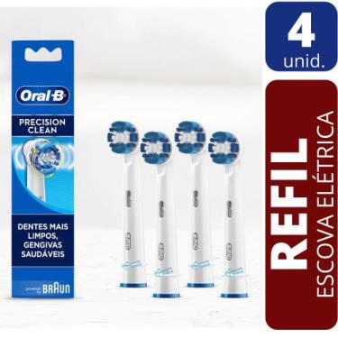 Imagem de Refil Escova Dental Elétrica Oral B - Precision Clean 4 Unidades - Ora