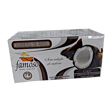 Imagem de Barrinha de Coco C Chocolate Meio Amargo S Adição de Açúcar 1 Cx