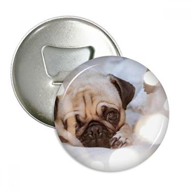 Imagem de Bulldog Pet Animal Lonely Abridor de garrafa com emblema multifuncional