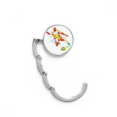 Imagem de Gancho de mesa de futebol americano, gancho decorativo com fecho dobrável