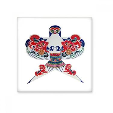 Imagem de Pedra decorativa de azulejo de cerâmica tradicional chinesa com padrão de pipa