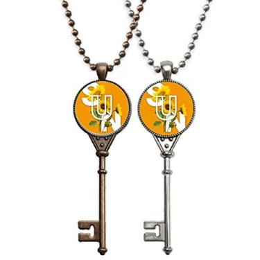 Imagem de OFFbb-USA Girassol, girassol, melão, sementes, chaveiro, colar, pingente, joias, decoração para casais