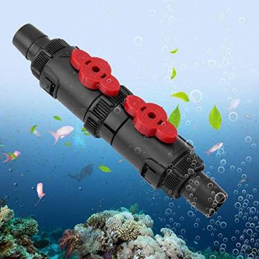 Imagem de cigemay Conector de mangueira de aquário, conector de liberação rápida válvula de controle de fluxo de água, para aquário para aquário (16 – 22 mm (conexão rápida de 4 pontos)