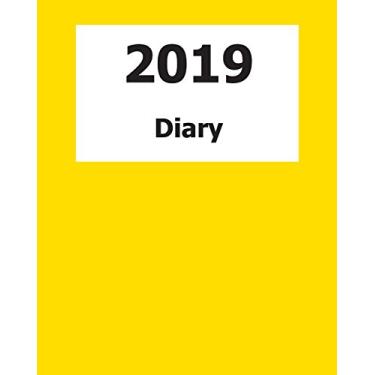 Imagem de 2019 Diary: Large Print, (Yellow Cover) - 8 X 10 - Months, Important Dates, Weekly Planner - Simple Layout. Large Print. Easy to Use for Visually Impaired