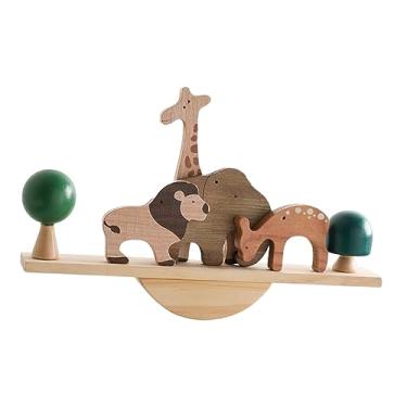 Imagem de Esquirla Brinquedos Montessori para 3 a 5 anos, brinquedo de de de madeira, crianças de 1 a 3 e 2 a 4 anos, presente de aniversário, animais