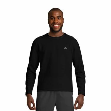 Imagem de Blusa Fleece Solid LS/CN - Masculino - Muvin - VFS-1100 (Preto, EG)