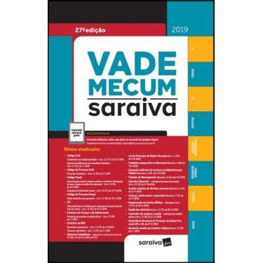 Imagem de Livro - Vade Mecum Saraiva : Tradicional - 27ª Edição De 2019