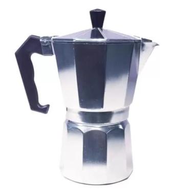 Imagem de Cafeteira Expresso Italiana Luxo Inox 6 Xicaras 250ml Kehome