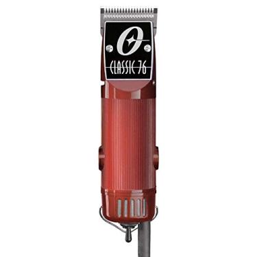 Imagem de Oster Cortador de cabelo profissional, clássico 76 para barbeiros e corte de cabelo com lâmina destacável, vinho