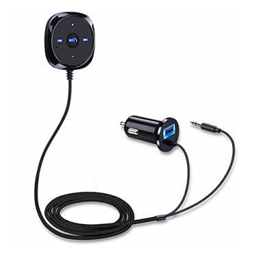 Imagem de BC20 Isqueiro de Carro Bluetooth Receptor Sem Fio MP3 Player Cabo de Áudio com Carregador USB para Carro Porta AUX de 3,5 mm