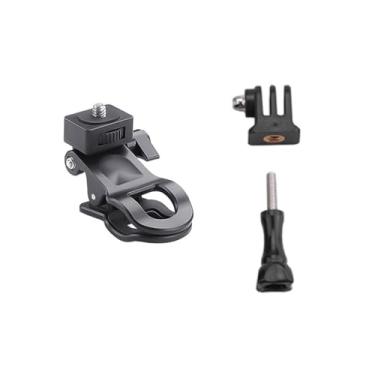 Imagem de ZEZEFUFU Suporte giratório de 360° para viseira de sol para câmera Insta360 onex2/x3 câmera de ação