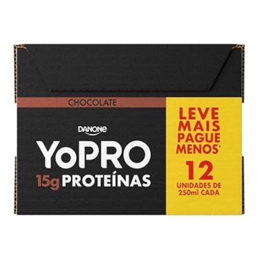 Imagem de YoPRO Bebida Láctea UHT Chocolate 15g de proteínas 250ml - 12 unidades